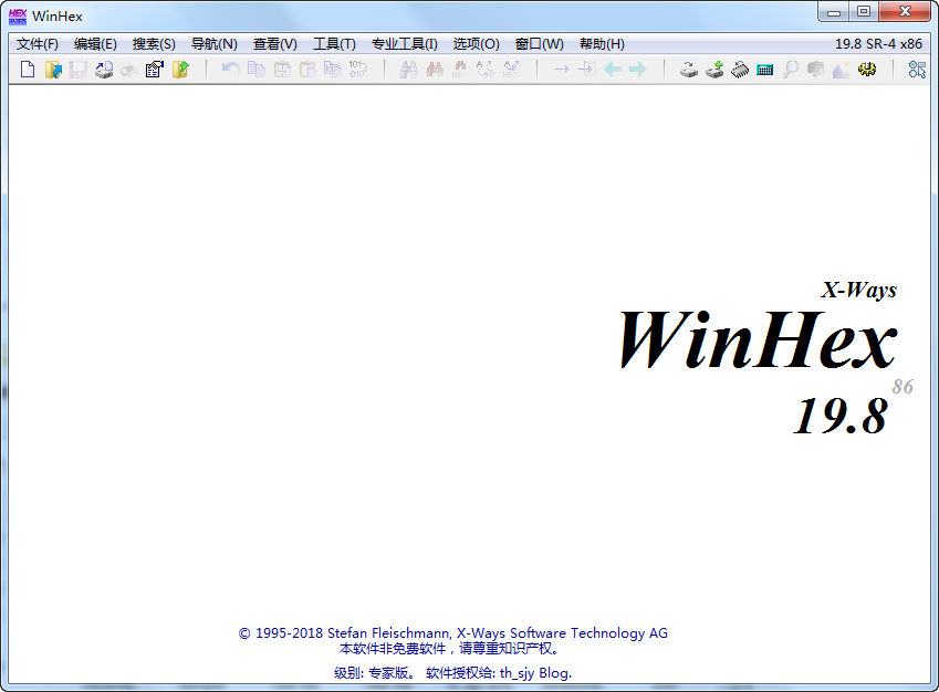 十六进制编辑器(WinHex)19.8 SR-4中文绿色便携专家版